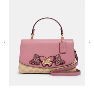 Coach butterfly appliqué crossbody
